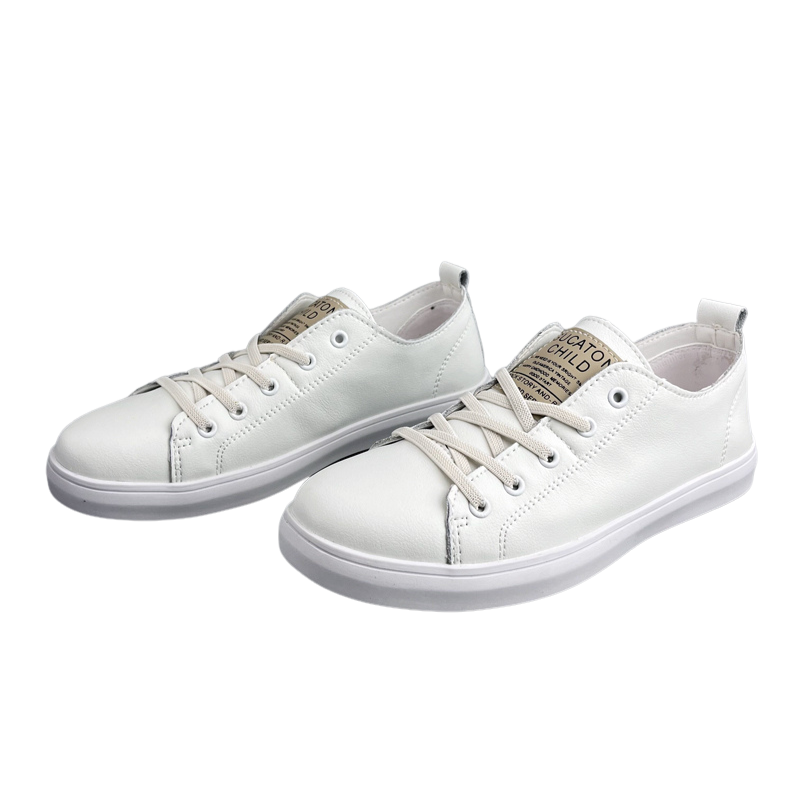 Genuine Leather Comfortable Casual Laced up Sneakers Men's Shoes
