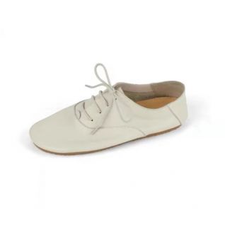 Kid Leather Soft Comfortable Lace up Flat Shoe