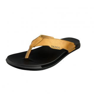 Genuine Leather Men's Casual Thong Sandal