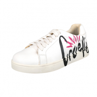 Customized Transfer Print Laced up Casual Sneakers Women's Shoes